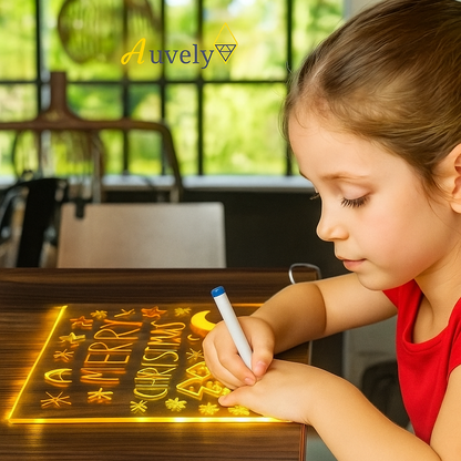AuvelyaScreen™ - Planche à dessin lumineuse à LED pour enfants