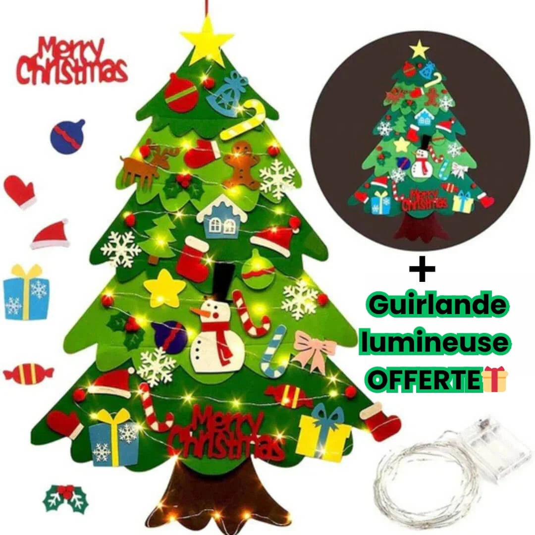 Sapin de Noël en Feutrine